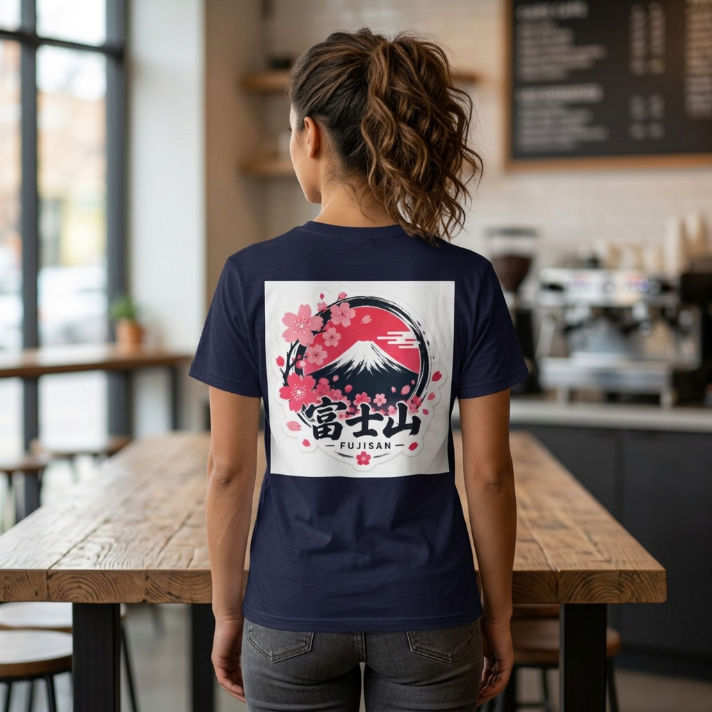 Fujisan Cherry Blossom T-Shirt