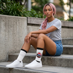 Japan Designs Sublimated Socks — Crew Athletic Socks