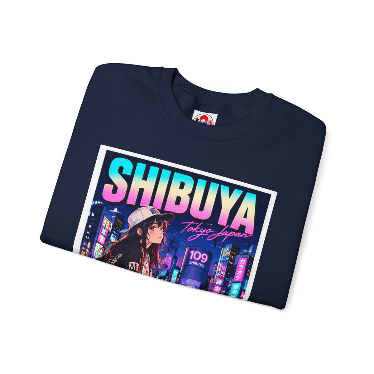 Shibuya Sky 3 Tokyo Neon Anime Crewneck Sweatshirt