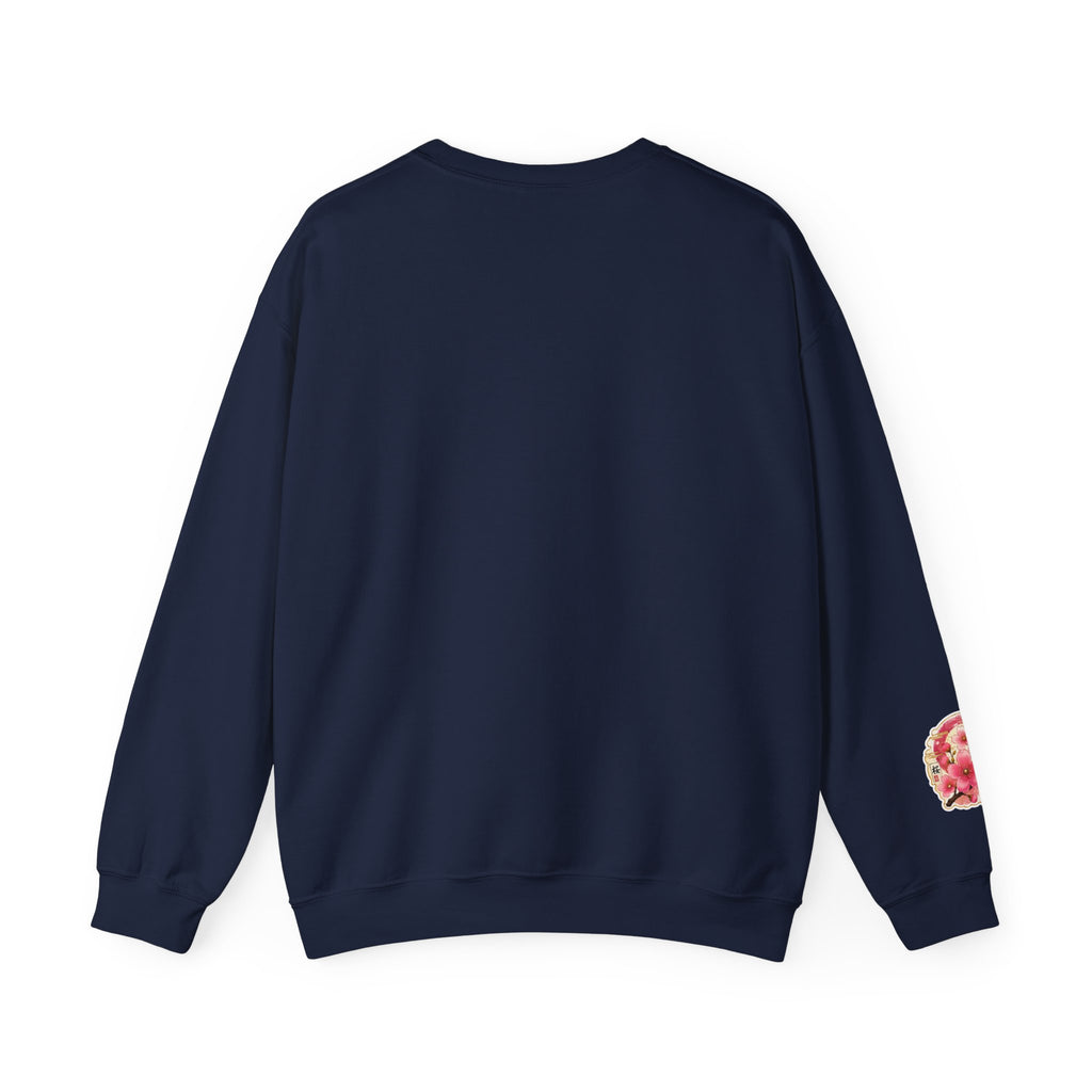 SAKURA Cherry Blossom Crewneck Sweatshirt — Sakura Floral Graphic