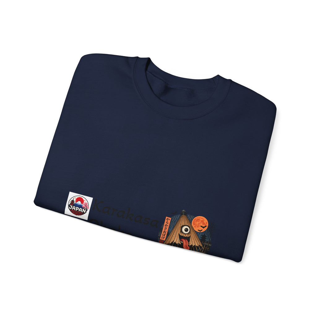 Karakasa Obake Japanese Halloween Character Sweatshirt | Japanese Yokai Illustration