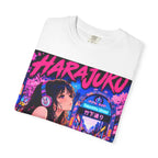 Harajuku Style 5 Neon City Anime Girl T-Shirt – Tokyo Streetwear Graphic Tee