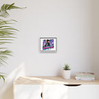 Shibuya Sky 5 City Pop Tokyo Anime Girl Matte Framed Canvas Print