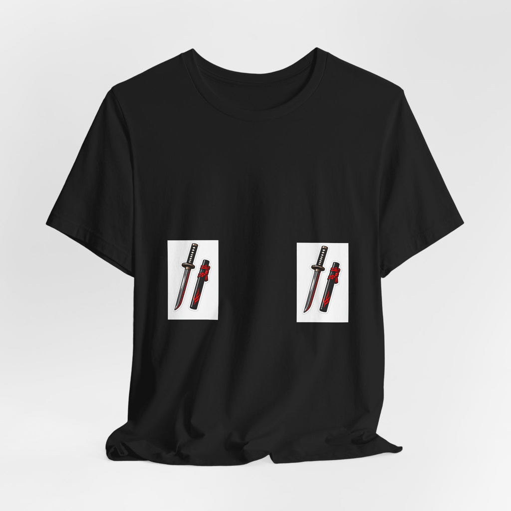 Black katana samurai Sword Tee — Japanese Katana T-Shirt