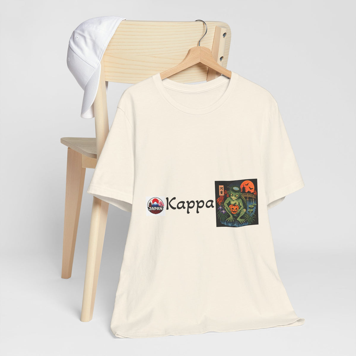 Kappa Japanese Yokai Halloween Myth Creature Tee | Kappa Illustration T-Shirt