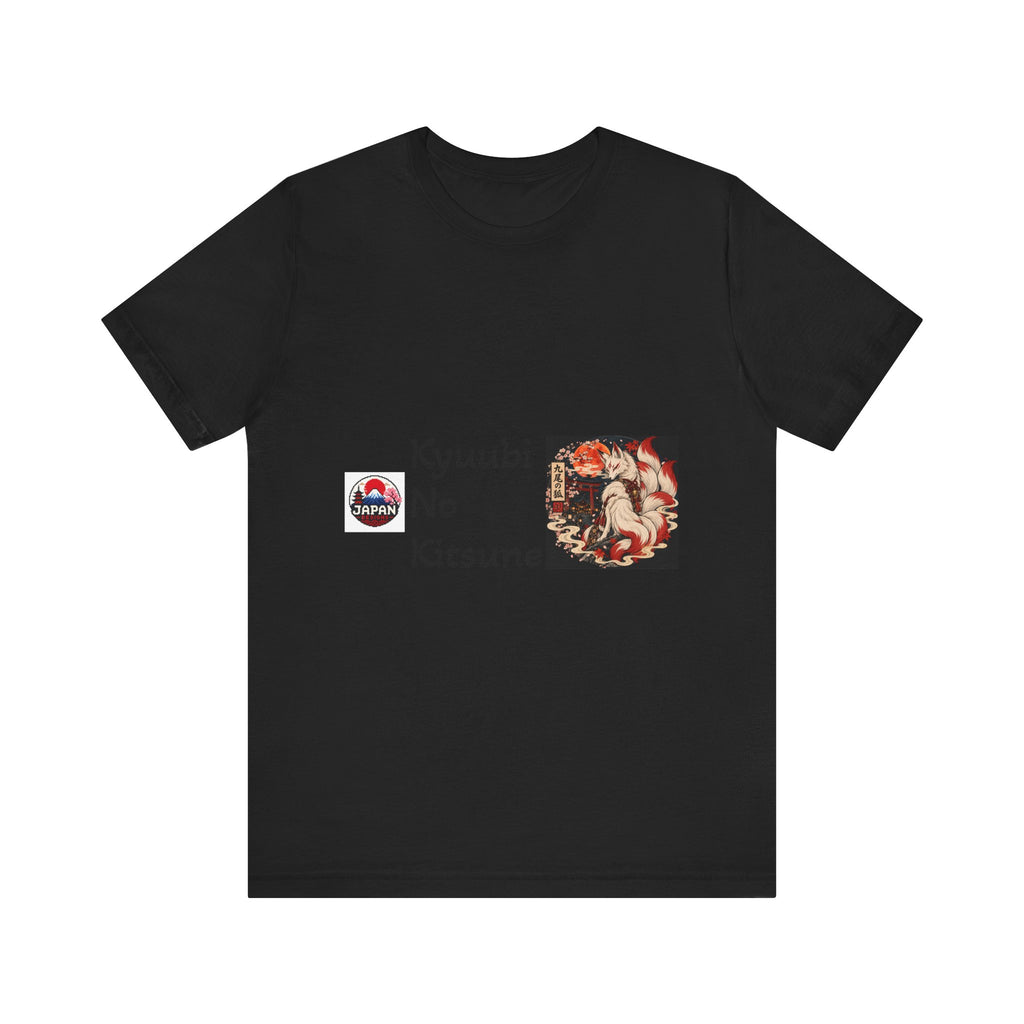 Kyuubi No Kitsune Yokai Halloween T-Shirt | Japanese Fox Spirit Illustration