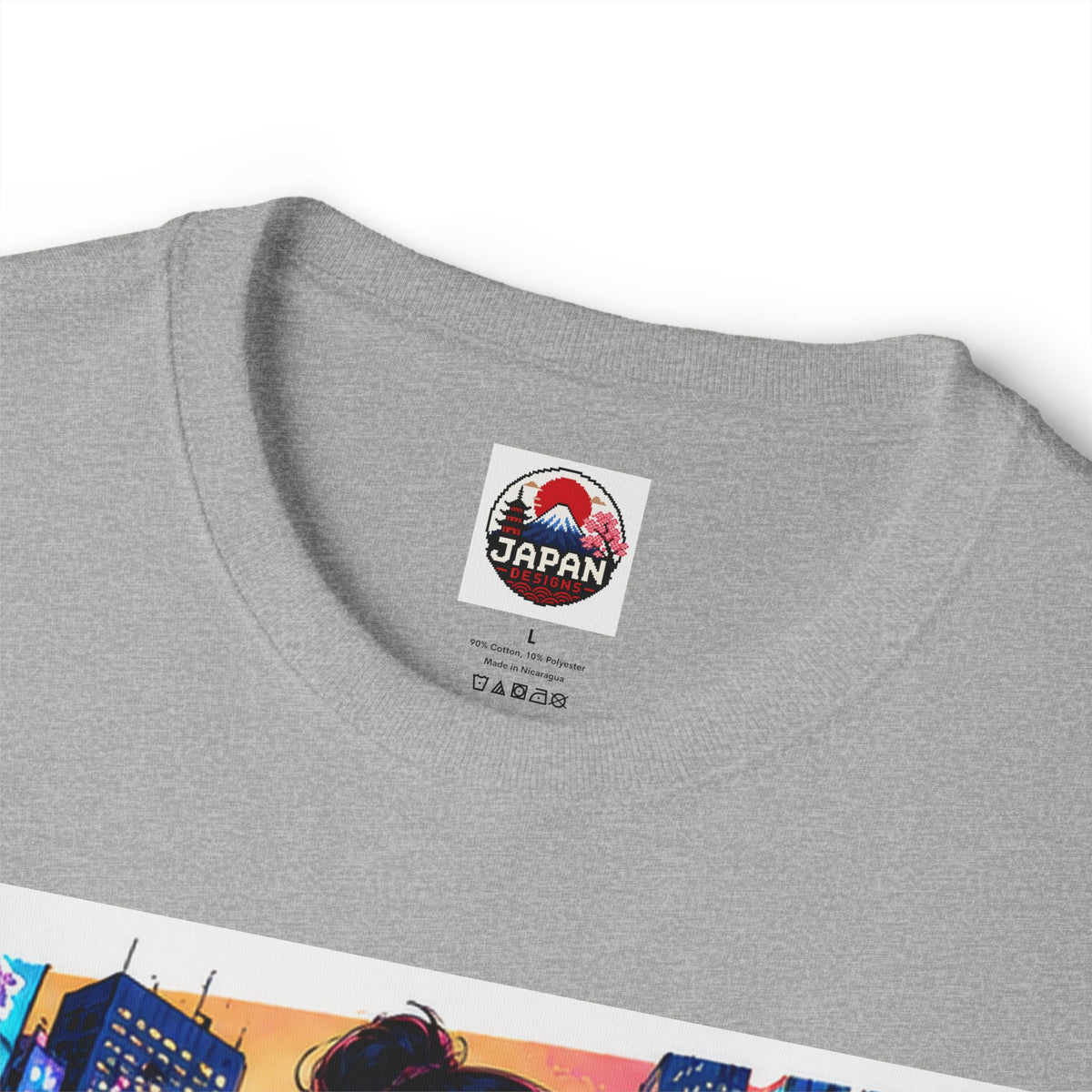 Shibuya Sky 4 Tokyo City Pop Neon Anime Tee — Retro Japanese Cityscape Graphic T-Shirt