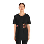 Oni Japanese Demon Yokai Halloween Illustration T-Shirt | Samurai Mask Graphic