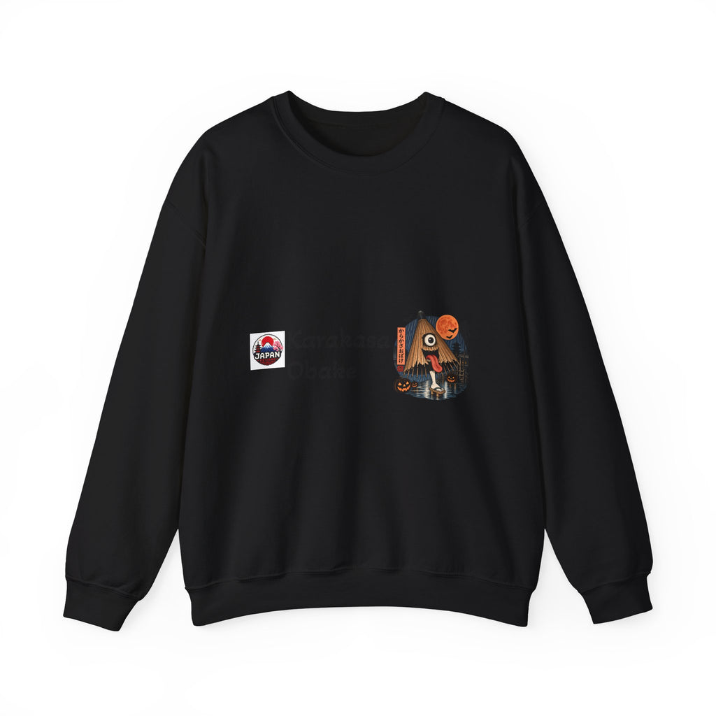 Karakasa Obake Japanese Halloween Character Sweatshirt | Japanese Yokai Illustration