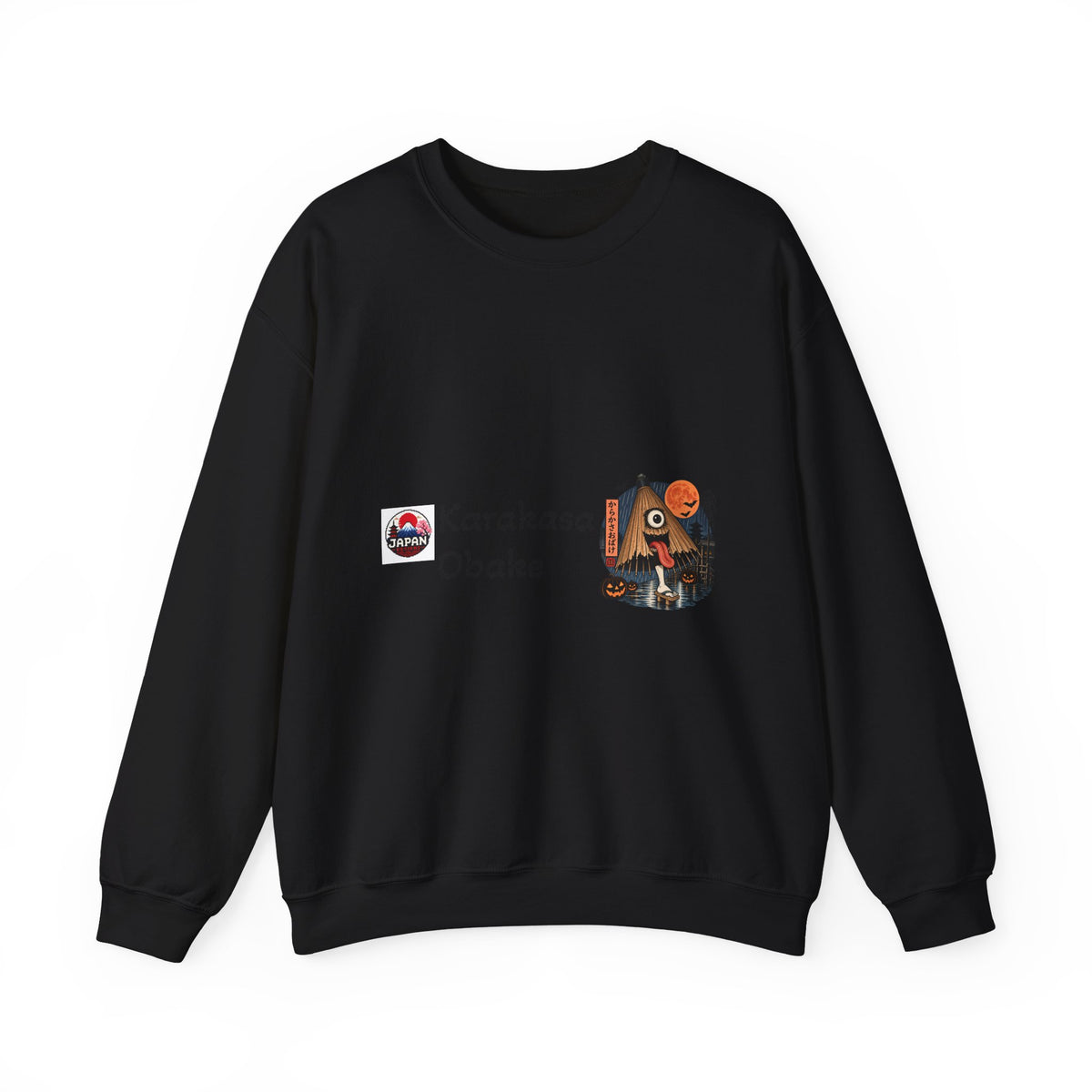 Karakasa Obake Japanese Halloween Character Sweatshirt | Japanese Yokai Illustration
