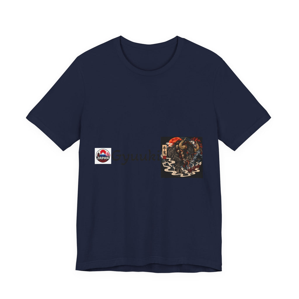 Gyuuki Japanese Yokai Halloween Demon Artwork T-Shirt | Oni Illustration Tee