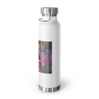Harajuku Style 12 Neon City Anime Girl Water Bottle — 22oz Copper Vacuum Insulated