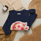 SAKURA Cherry Blossom Crewneck Sweatshirt — Sakura Floral Graphic