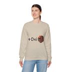 Oni Japanese Demon Yokai Halloween Illustration Sweatshirt | Mythical Yokai Crewneck