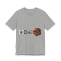 Oni Japanese Demon Yokai Halloween Illustration T-Shirt | Samurai Mask Graphic