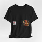 Mokugyo Daruma Halloween Yokai Illustration T-Shirt | Japanese Drum Daruma Art Tee