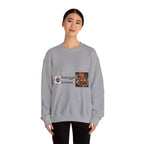 Mokugyo Daruma Yokai Halloween Illustration Crewneck Sweatshirt | Japanese Buddhist Motif