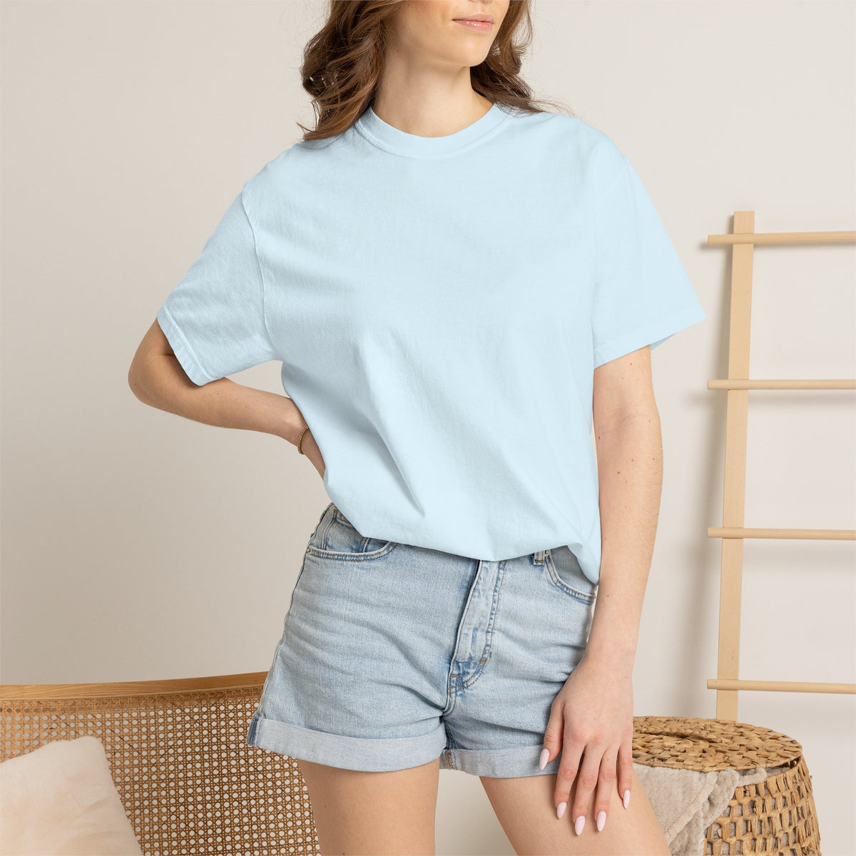 Cherry Blossom Back-Print T-Shirt