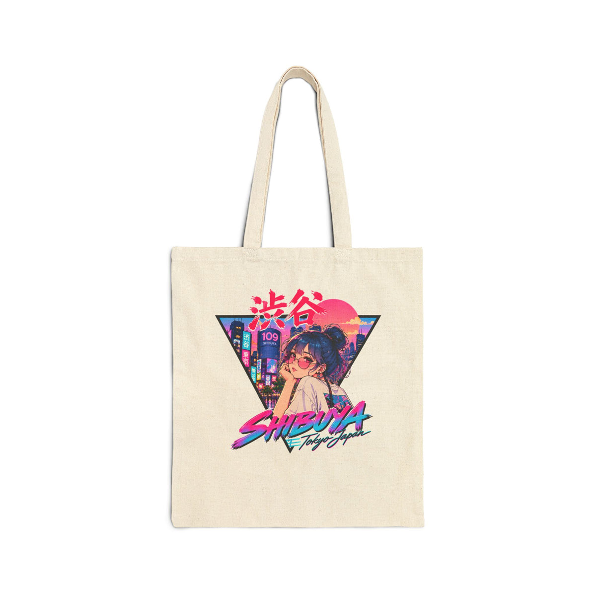 Shibuya Sky 2 Tokyo Neon Anime Tote