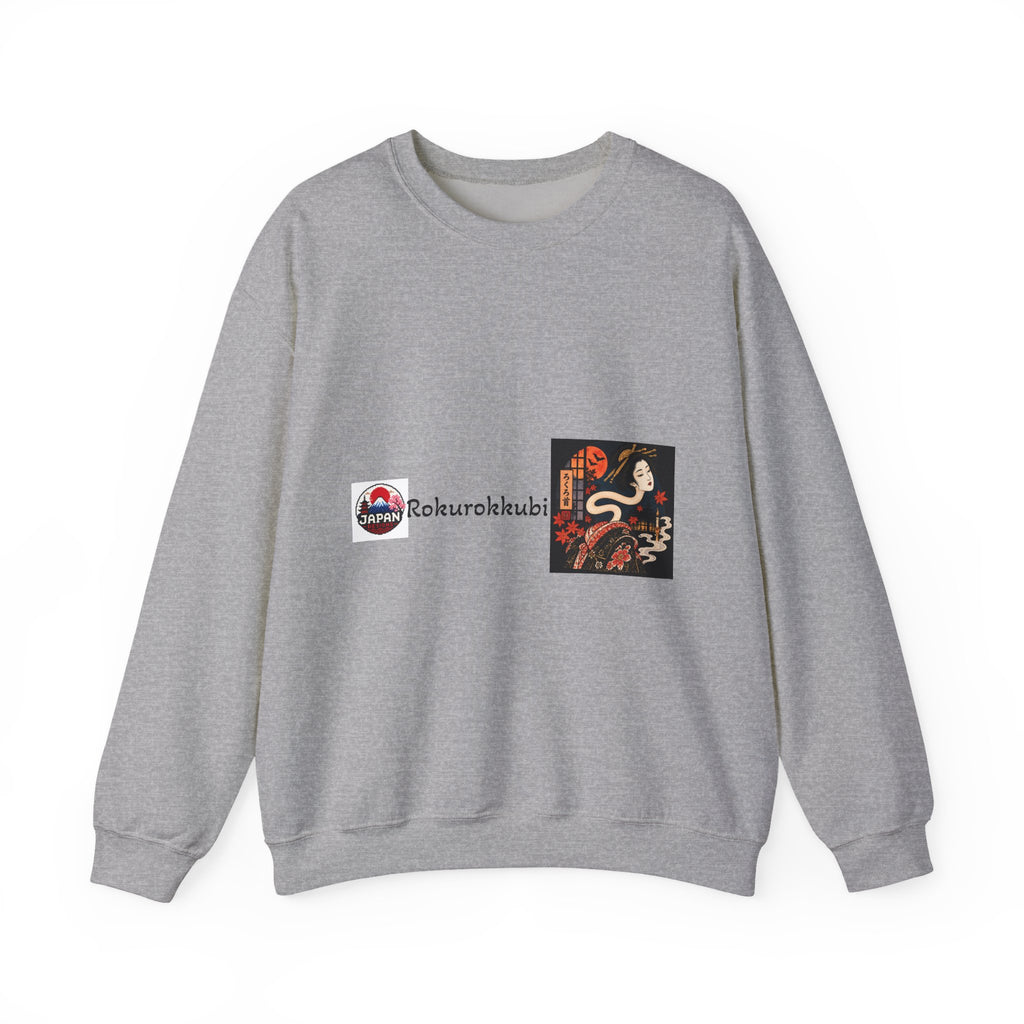 Rokurokubi Japanese Yokai halloween Artwork Sweatshirt | Vintage Ghost Print halloween