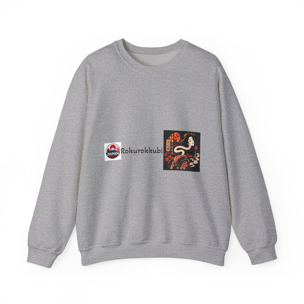 Rokurokubi Japanese Yokai halloween Artwork Sweatshirt | Vintage Ghost Print halloween