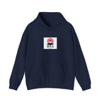Rising Sun Mount Fuji Hoodie | Japanese Kanji Graphic
