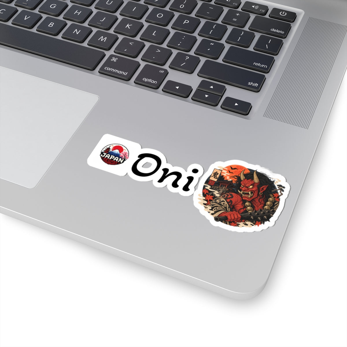 Oni Japanese Yokai Halloween Demon Illustration Kiss-Cut Stickers | Japanese Tattoo Style