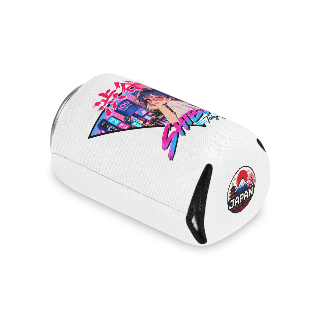 Shibuya Sky 2 City Pop Anime Retro Tokyo Design ("Shibuya Tokyo Japan")can cooler