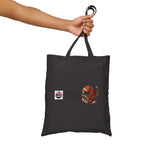 Oni Japanese Yokai Halloween Illustration Tote Bag | Japanese Demon Art Canvas Tote
