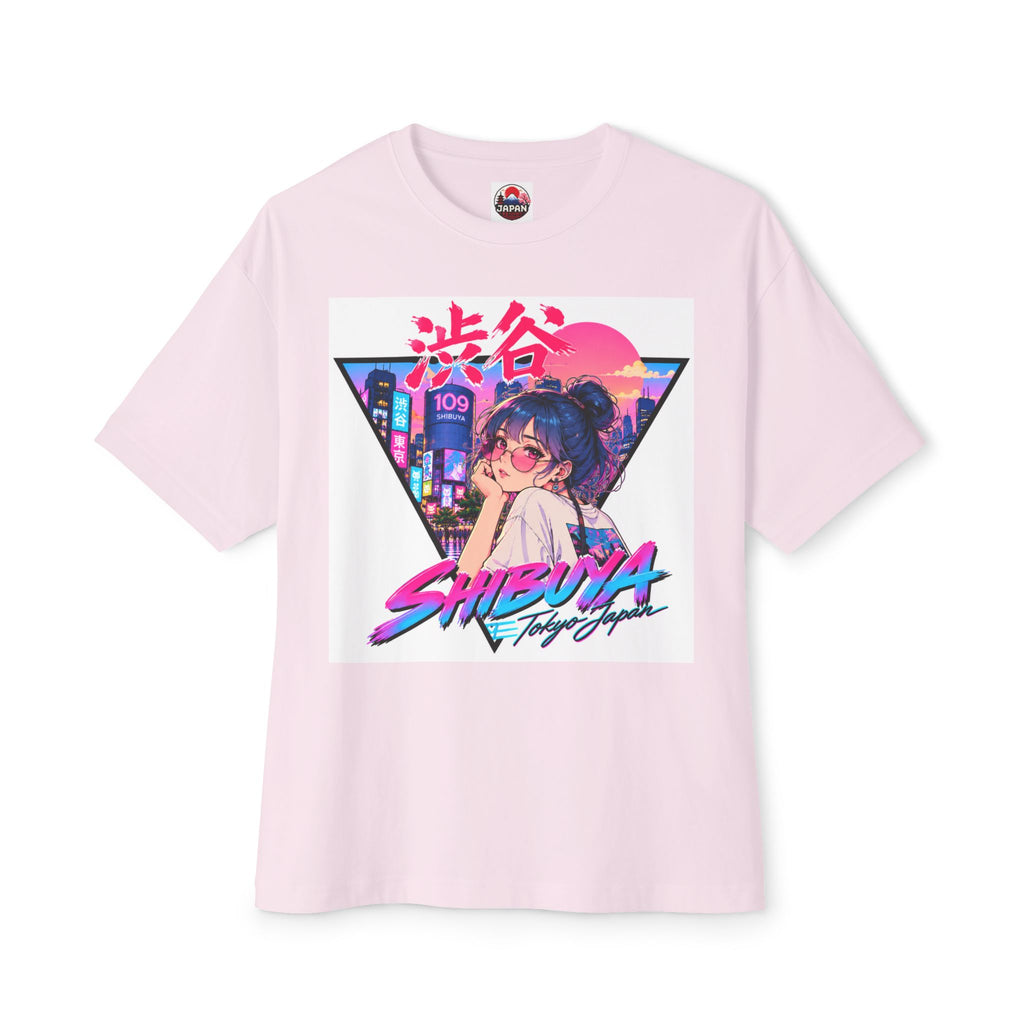 Shibuya Sky 2 City Pop Neon Anime Tee — Retro Japanese Cityscape Graphic T-Shirt