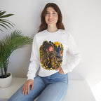Anime Cyberpunk Sweatshirt - Neon Yellow Tokyo 'Shinjuku' Crewneck