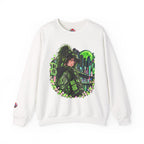 Anime Cyberpunk Sweatshirt - Neon Green Tokyo 'Shinjuku' Crewneck