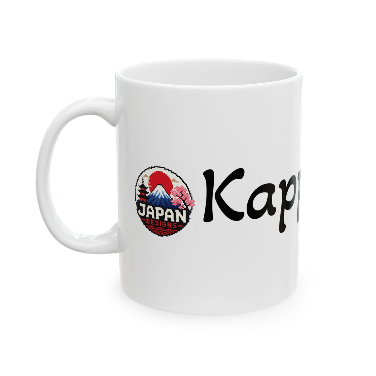 Kappa Japanese Yokai Halloween Retro Illustration Mug | Ceramic Coffee Cup, 11oz 15oz