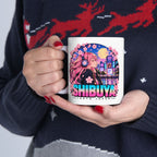Shibuya Sky 4 Tokyo City Pop Night City Coffee Mug - Shibuya Neon Retro Vaporwave 11oz/15oz