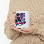 Shibuya Sky 5 Tokyo City Pop Night City Coffee Mug - Shibuya Neon Retro Vaporwave 11oz/15oz