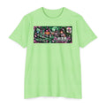 Akihabara Cyborg Sniper T‑Shirt —Green Akihabara Neon City Graphic
