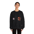 Oni Japanese Demon Yokai Halloween Illustration Sweatshirt | Mythical Yokai Crewneck