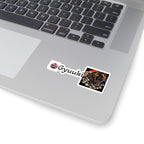 Gyuuki Demon Yokai Halloween Illustration Kiss-Cut Stickers | Japanese Oni Art