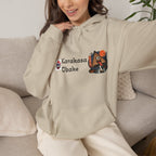 Karakasa Obake Halloween Ghost Illustration Hoodie | Japanese Yokai Hooded Sweatshirt