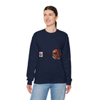 Oni Japanese Demon Yokai Halloween Illustration Sweatshirt | Mythical Yokai Crewneck