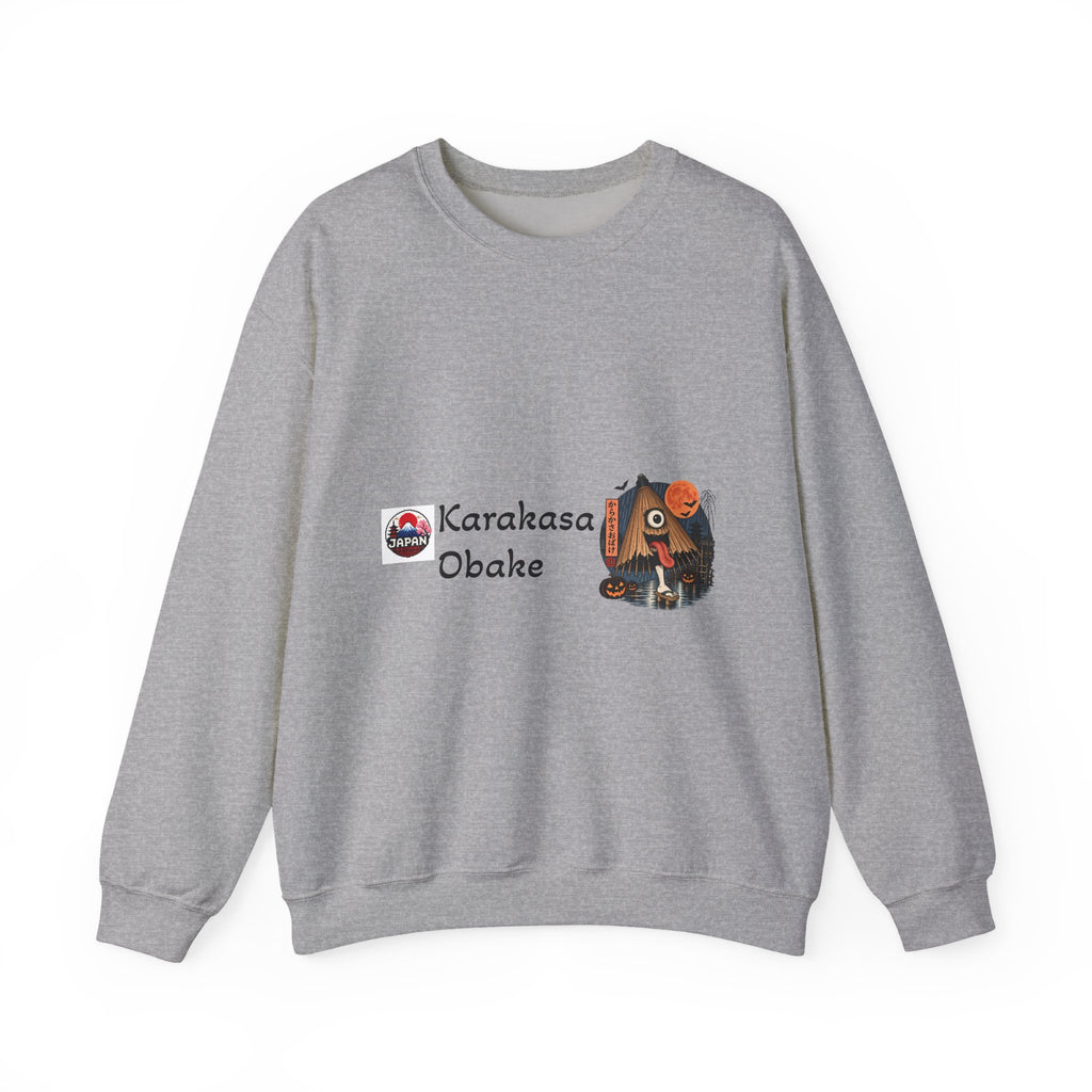 Karakasa Obake Japanese Halloween Character Sweatshirt | Japanese Yokai Illustration