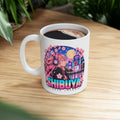 Shibuya Sky 4 Tokyo City Pop Night City Coffee Mug - Shibuya Neon Retro Vaporwave 11oz/15oz
