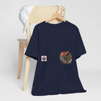 Amikiri yokai Halloween Logo Tee | Japanese Mask Illustration T-Shirt