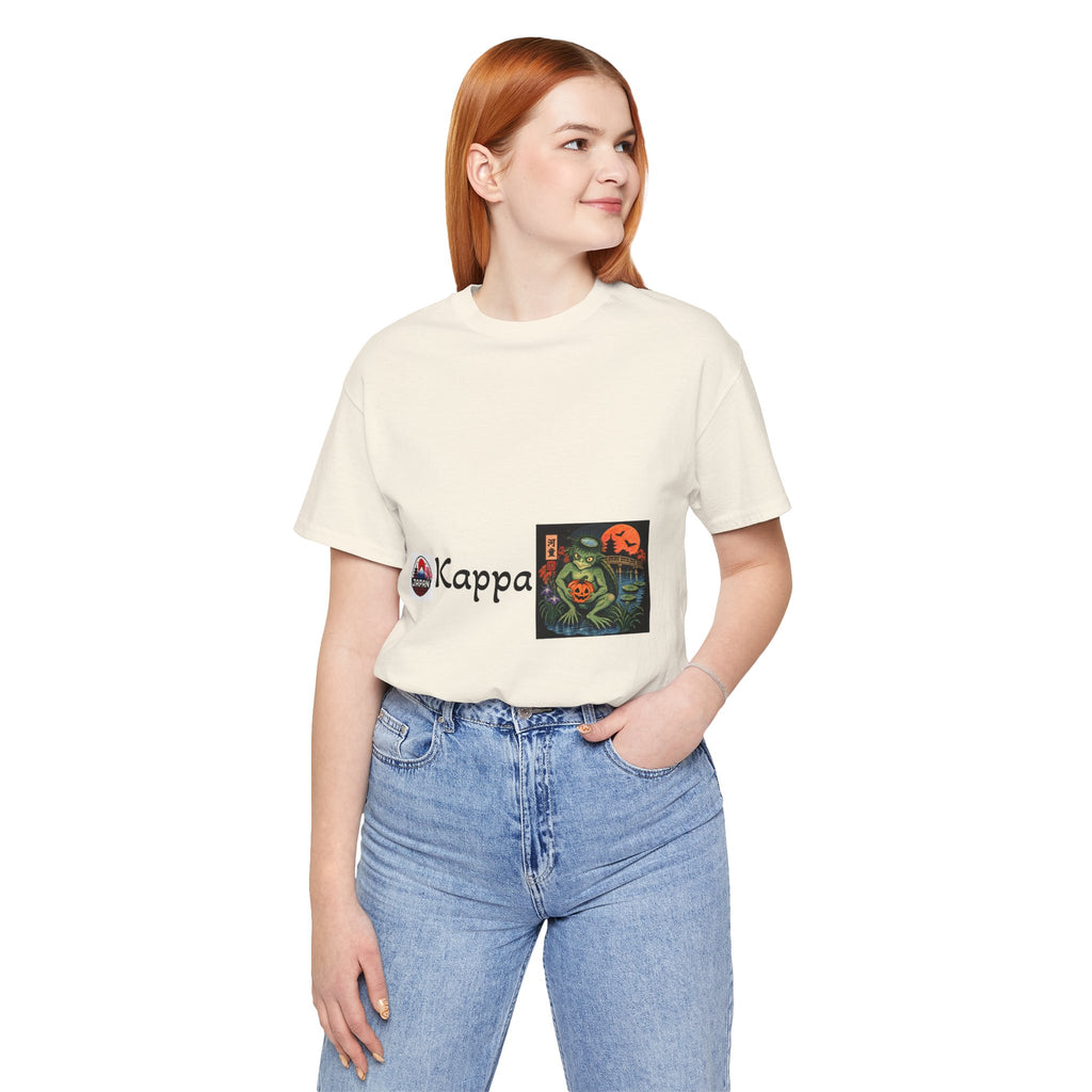 Kappa Japanese Yokai Halloween Myth Creature Tee | Kappa Illustration T-Shirt