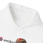 Amikiri Japanese Yokai Halloween Illustration Hoodie | Japanese Yokai monster Emblem