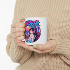 Shibuya 1 Tokyo City Pop Night City Coffee Mug - Shibuya Neon Retro Vaporwave 11oz/15oz