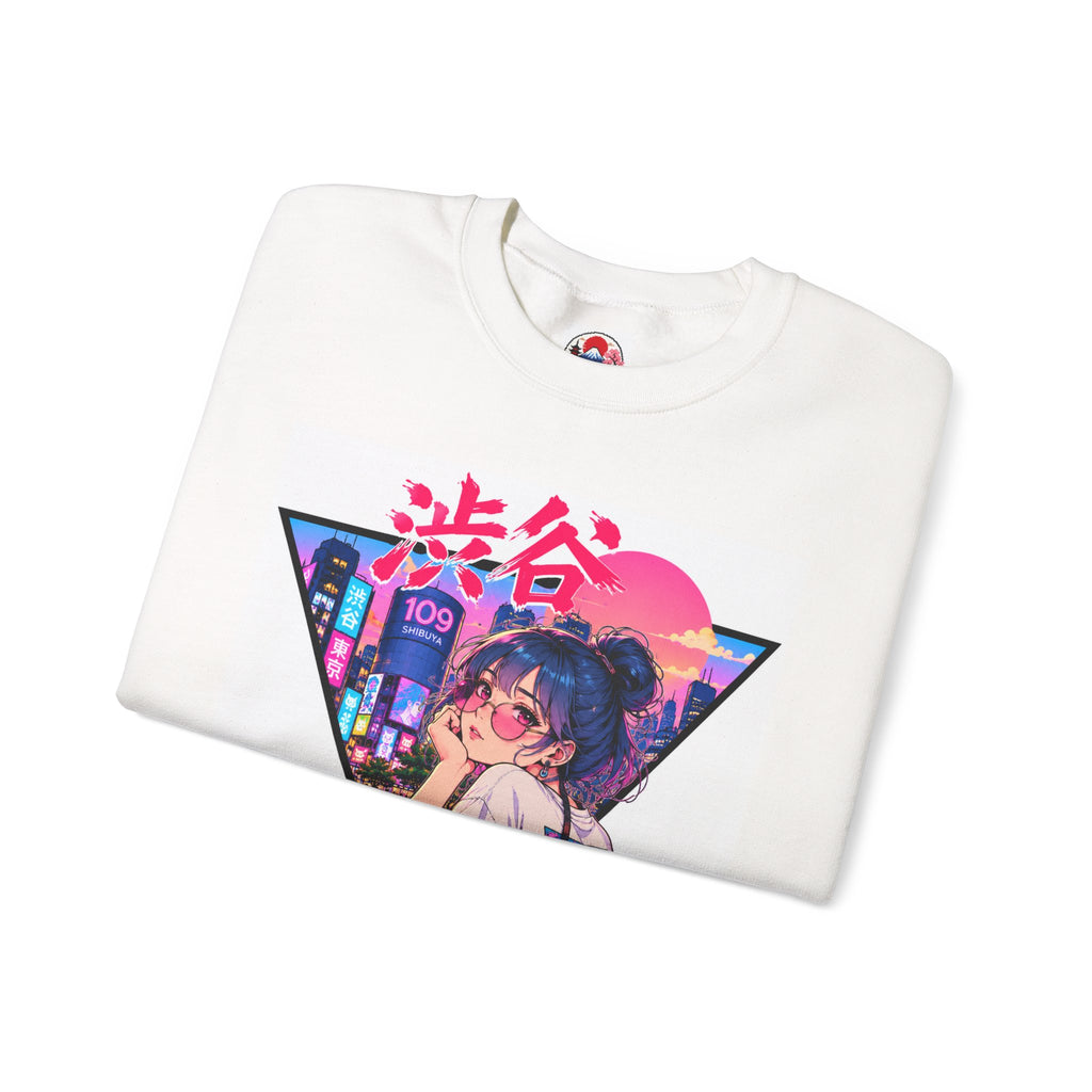 Shibuya Sky 2 Neon Anime Crewneck Sweatshirt