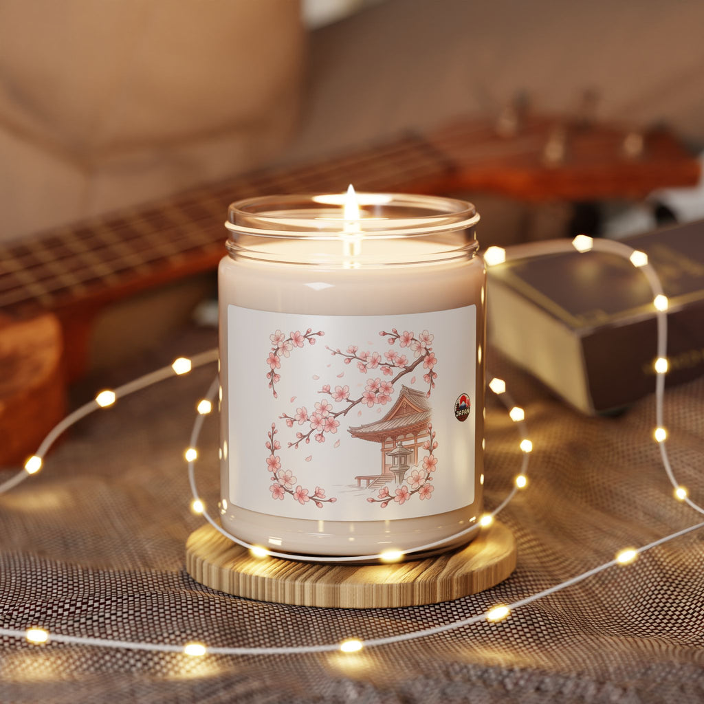 Sakura Design Japanese Soy Candle — 9oz Scented Candle for Anime & Martial Arts Fans