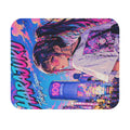 Harajuku Style 9 Neon City Anime Girl Mouse Pad — Retro Tokyo Anime Desk Mat