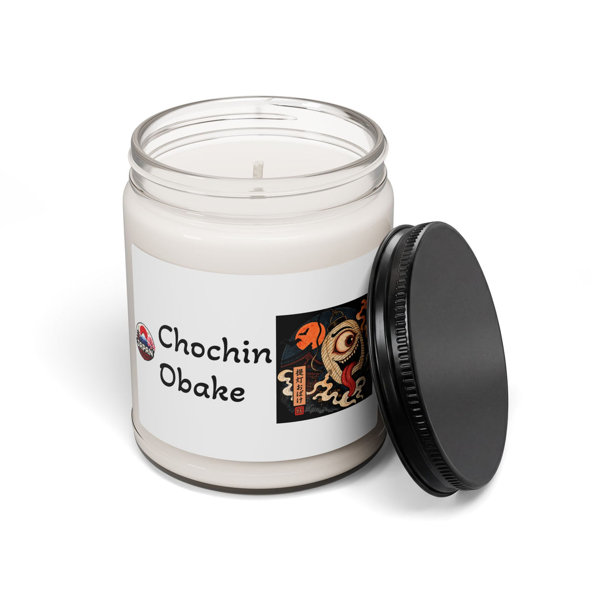 Chochin Obake Japanese Yokai Halloween Illustration Candle | 9oz Soy Candle